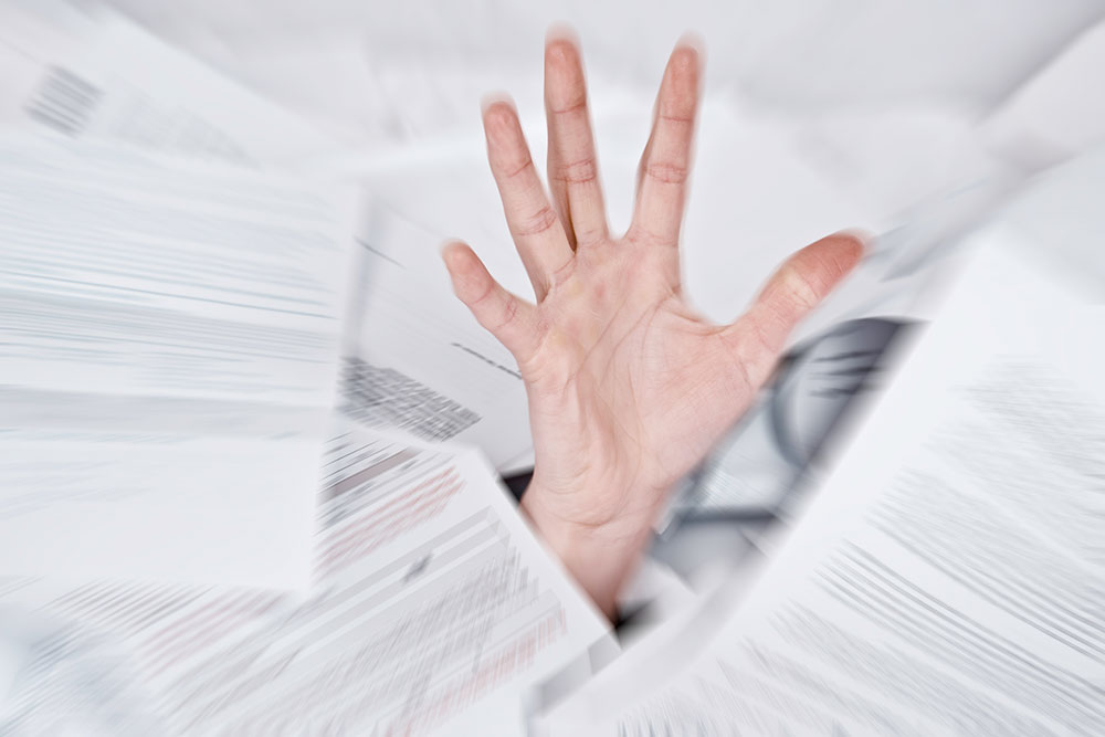 Drowning in paper